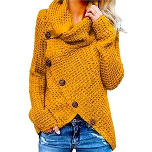 Women’s cowl neck sweater